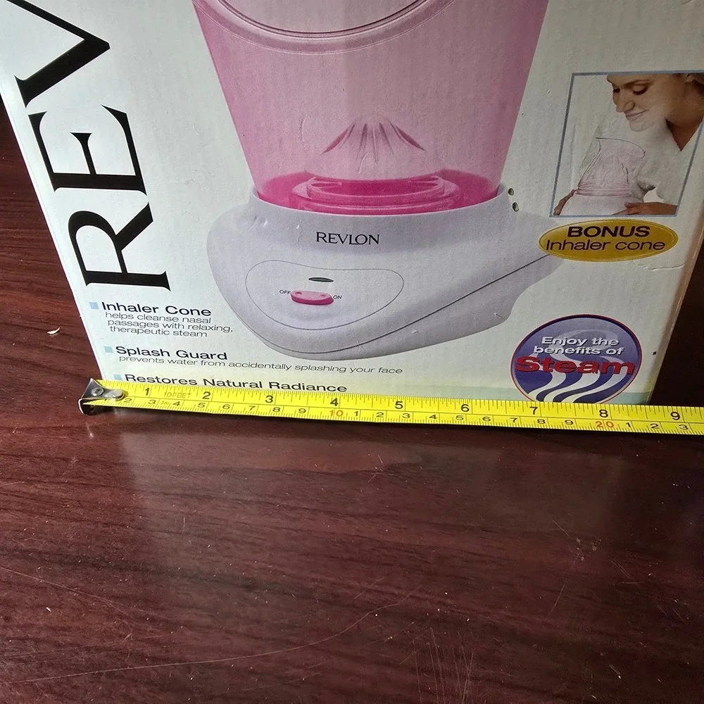 New! Revlon MoistureStay Facial Sauna with BONUS Inhaler‎ TESTED Cleaning Detox